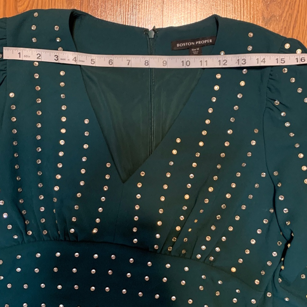Boston Proper Rhinestone Dress - Picture 8 of 13